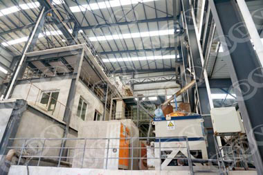 星空(中国)为客户设计的选矿整线工程投入运营