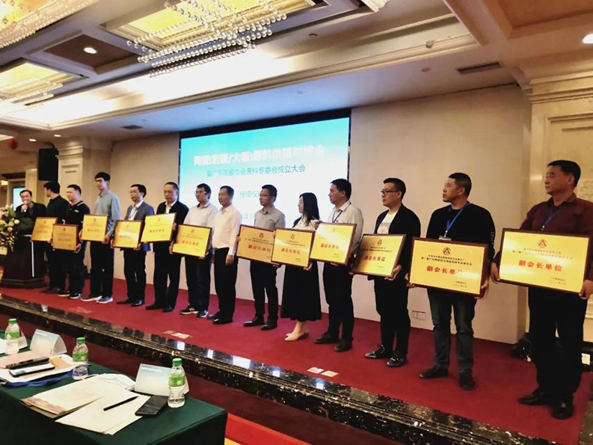 广东陶瓷协会陶瓷原料专委会成立,星空(中国)任副会长单位